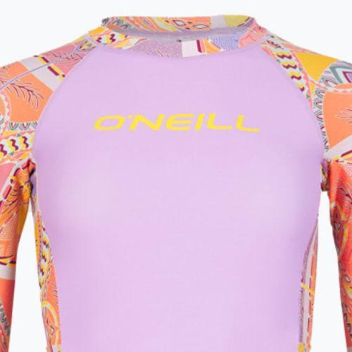 Cămașă de înot pentru femei O'Neill Anglet Skin cu imprimeu galben eșarfă