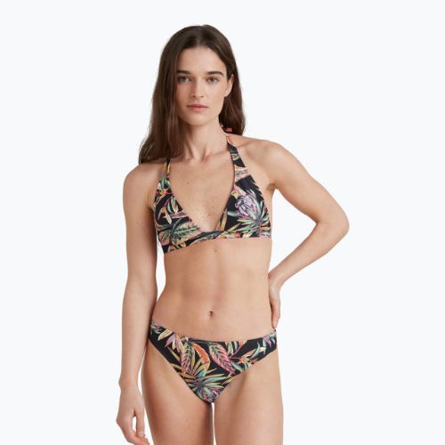 Costum de baie din două piese pentru femei O'Neill Marga Rita Bikini negru floare tropicală