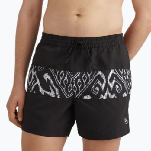 Bărbați O'Neill Cali Block 15'' pantaloni scurți de înot cu covor magic negru pentru bărbați