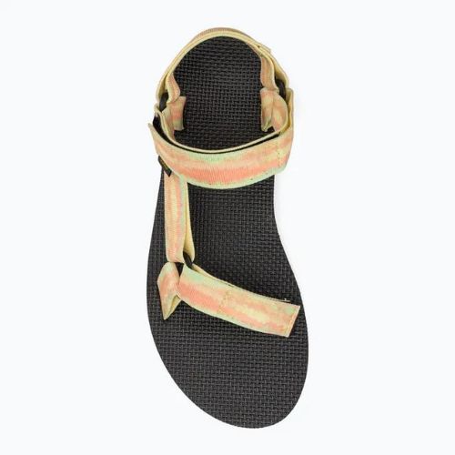 Sandale de trekking pentru femei Teva Original Universal Tie-Dye galben sorbet
