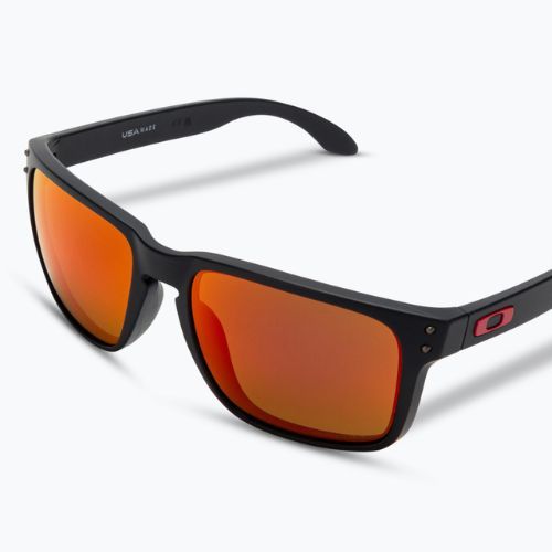 Ochelari de soare Oakley Holbrook XL negru mat/prizm rubin