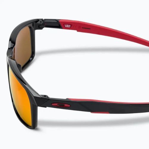 Ochelari de soare polarizați Oakley Portal X negru lucios/prizm rubin polarizat