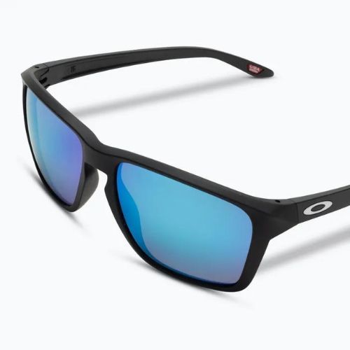 Ochelari de soare polarizați Oakley Sylas negru mat/prizm sapphire safir mat