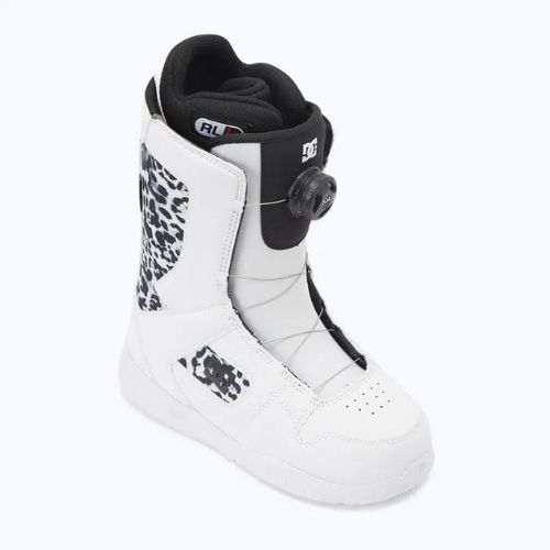 Cizme de snowboard pentru femei DC Phase Boa imprimeu alb/negru