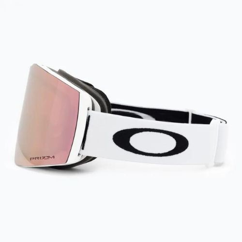 Ochelari de schi Oakley Fall Line alb mat/prizm rose gold