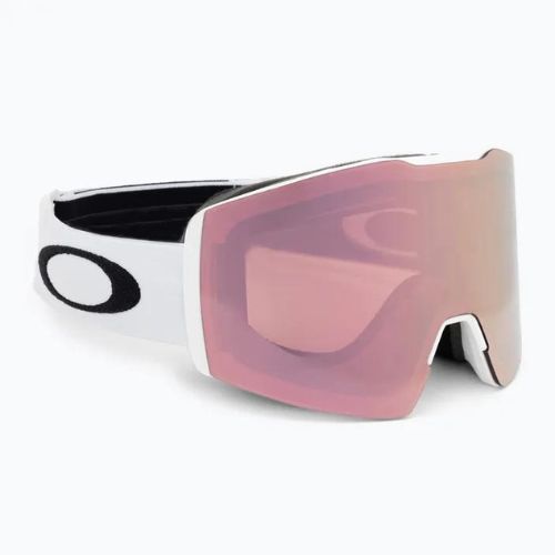 Ochelari de schi Oakley Fall Line alb mat/prizm rose gold