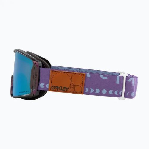 Ochelari de schi Oakley Line Miner fractel liliac/prismă safir iridiu