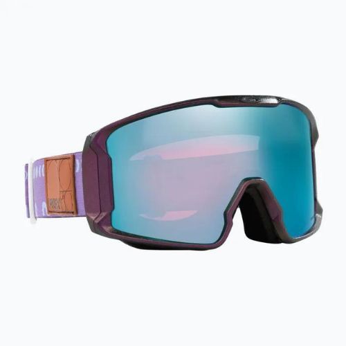 Ochelari de schi Oakley Line Miner fractel liliac/prismă safir iridiu