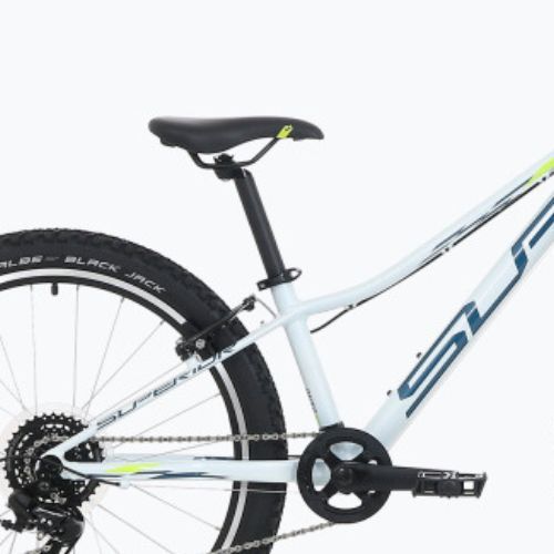 Bicicletă pentru copii Superior RACER XC 24 gloss alb/albastru/galben neon