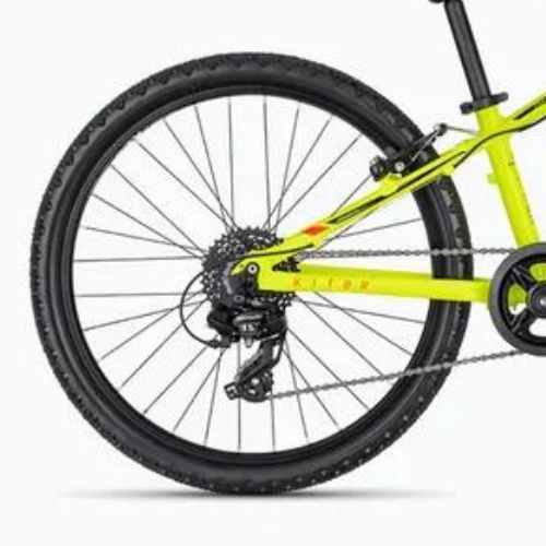 Kellys Kiter 50 biciclete pentru copii 24" neon galben