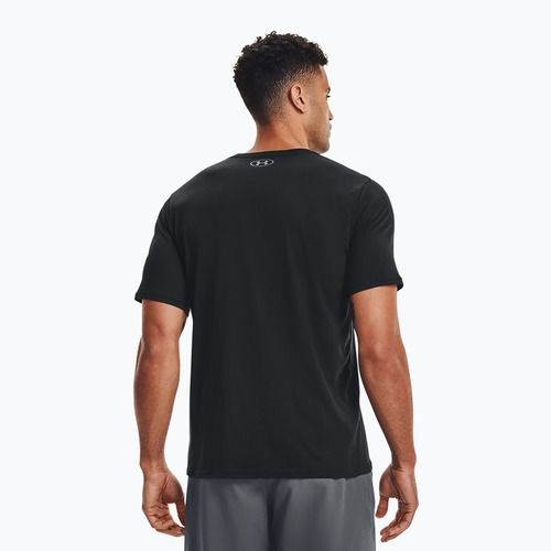 Under Armour Sportstyle Stânga piept SS tricou de antrenament pentru bărbați negru