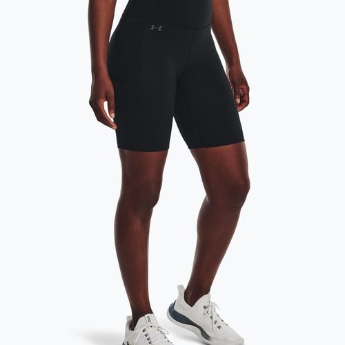 Pantaloni scurți de antrenament pentru femei Under Armour Motion Bike Short negru/jet gri