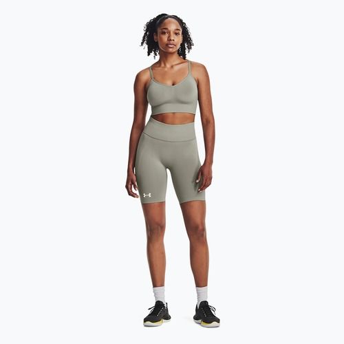 Pantaloni scurți de antrenament pentru femei Under Armour Train Seamless grove green/white pentru femei Under Armour Train Seamless grove green/white