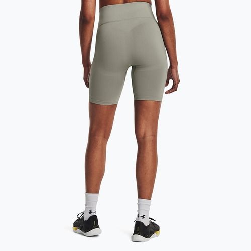 Pantaloni scurți de antrenament pentru femei Under Armour Train Seamless grove green/white pentru femei Under Armour Train Seamless grove green/white