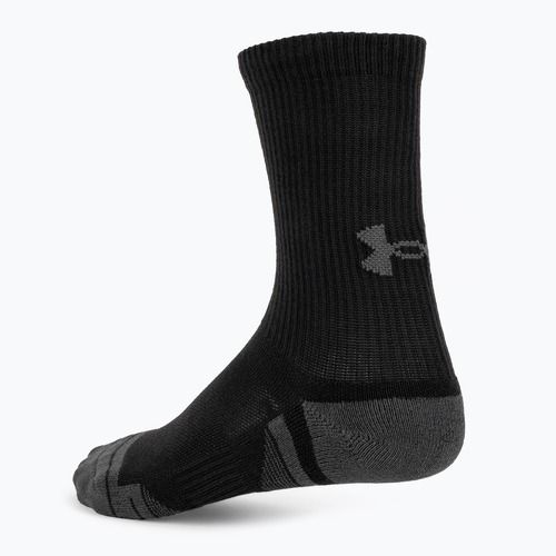 Under Armour Performance Tech 3pk șosete de echipaj negru/negru/grijet gri
