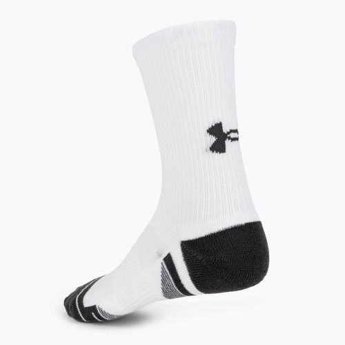 Under Armour Performance Tech 3pk șosete de echipaj alb/alb/jet gri