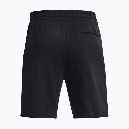 Pantaloni scurți de antrenament Under Armour Rival Fleece pentru bărbați negru/alb