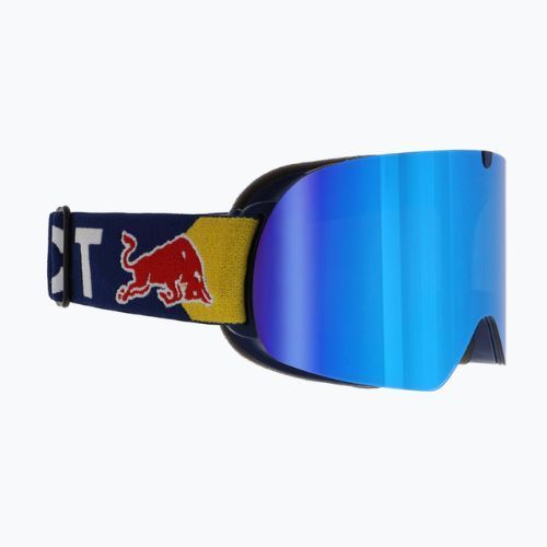 Ochelari de schi Red Bull SPECT Soar S3 mat albastru închis/gri/albastru de gheață oglindă/albastru de gheață pentru zăpadă