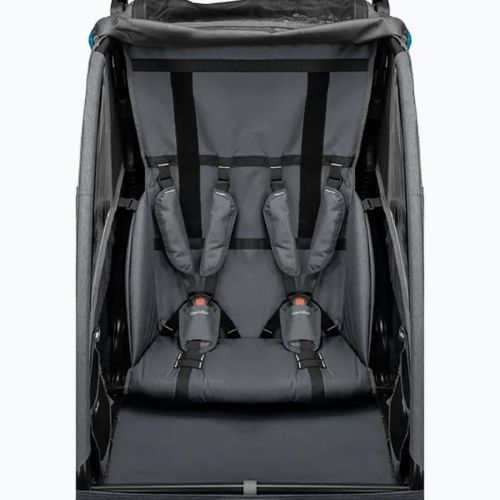 Remorcă pentru biciclete Qeridoo Qupa 2 albastru