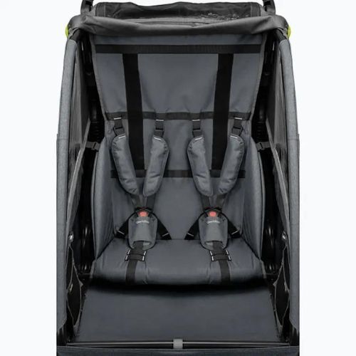 Remorcă pentru biciclete Qeridoo Qupa 2 lime