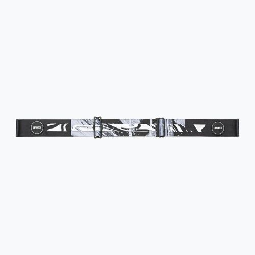 UVEX Downhill 2100 CV ochelari de schi negru mat/alb cu oglindă/verde colorvision