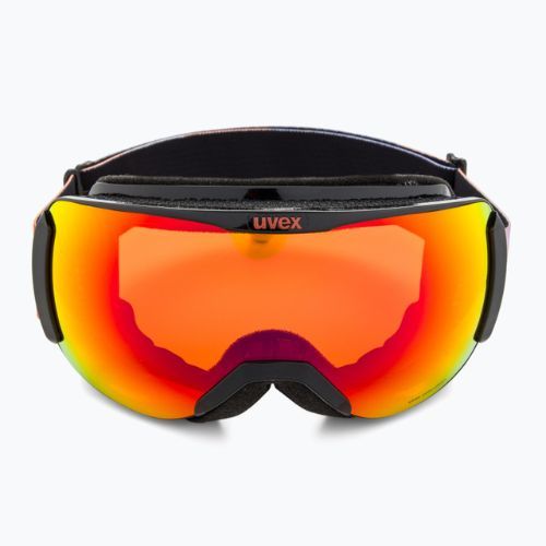 UVEX Downhill 2100 CV S2 ochelari de schi negru lucios/oglindă stacojie/colorvision portocaliu