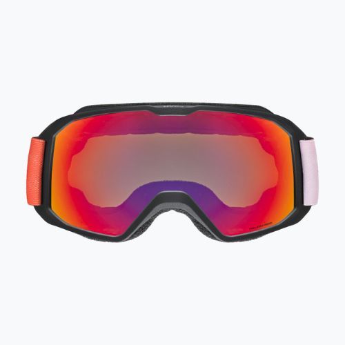 UVEX Xcitd CV S2 ochelari de schi negru mat/oglindă stacojie/colorvision verde