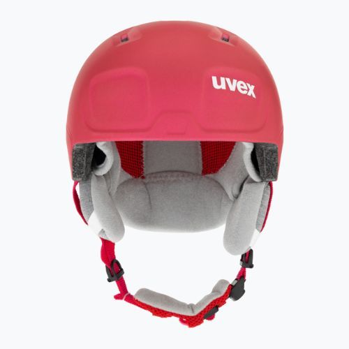 Cască de schi pentru copii UVEX Manic Pro roz mat