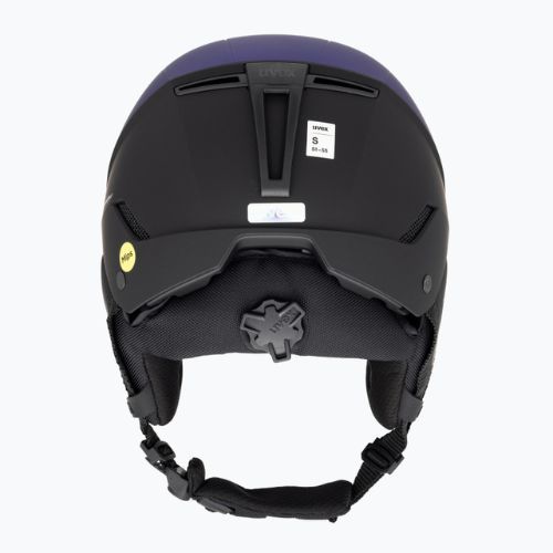 Cască de schi UVEX Stance Mips violet bash/negru mat