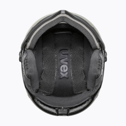 Cască de schi UVEX Wanted Visor Pro V negru mat/variomatc smoke