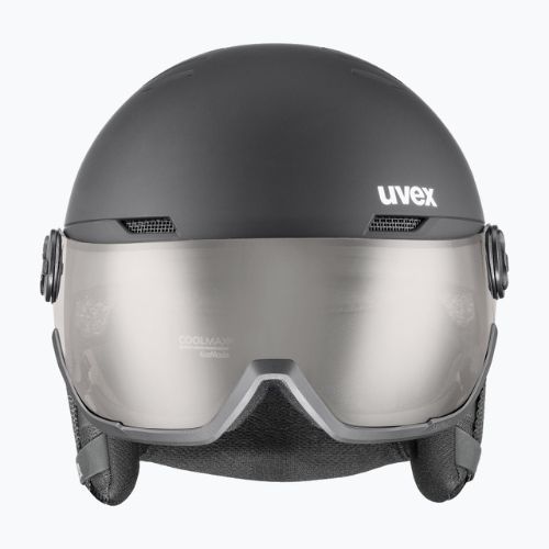 Cască de schi UVEX Wanted Visor Pro V negru mat/variomatc smoke