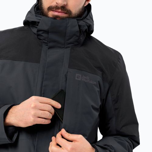 Jachetă de ploaie Romberg 3in1 phantom pentru bărbați Jack Wolfskin