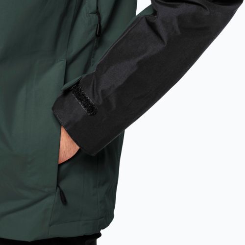 Jack Wolfskin jachetă de ploaie Jasper 3in1 pentru bărbați, negru măsliniu