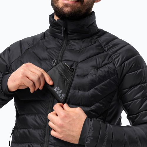 Jack Wolfskin Routeburn Pro Ins jachetă de bărbați în jos negru