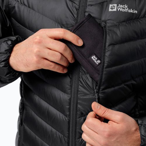 Jack Wolfskin Passamani Down Hoody jachetă cu glugă Phantom pentru bărbați