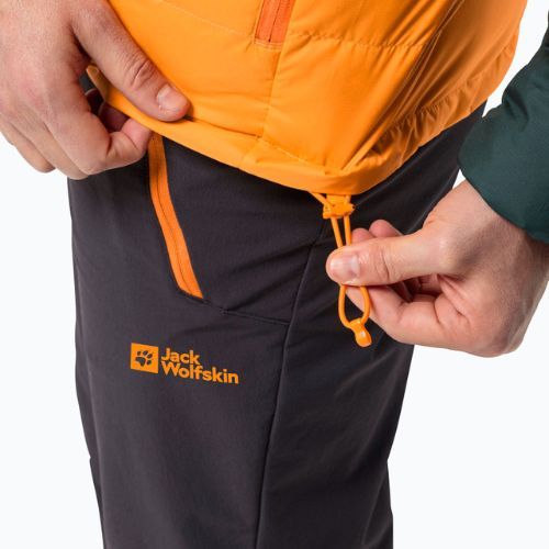 Jack Wolfskin Ather Down Hoody jachetă de ploaie Dragon Fire pentru bărbați