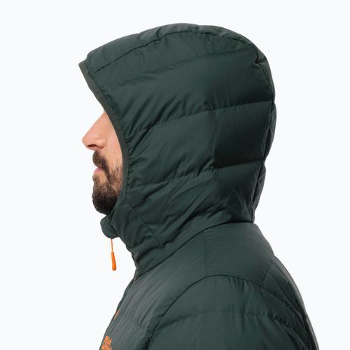 Jack Wolfskin Ather Down Hoody jachetă de ploaie Dragon Fire pentru bărbați