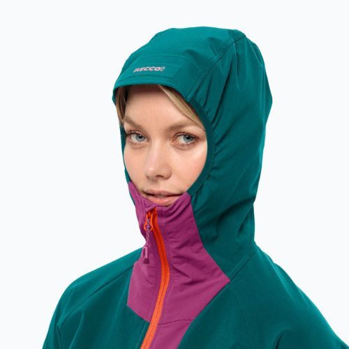 Jack Wolfskin jachetă softshell pentru femei Alpspitze Hoody verde mare