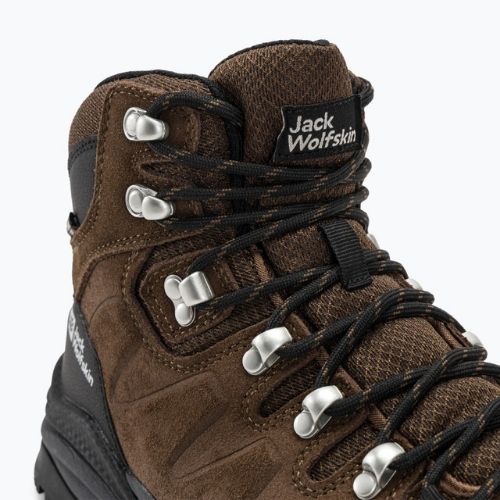 Jack Wolfskin Refugio Texapore Mid maro/fantomă cizme de trekking pentru bărbați