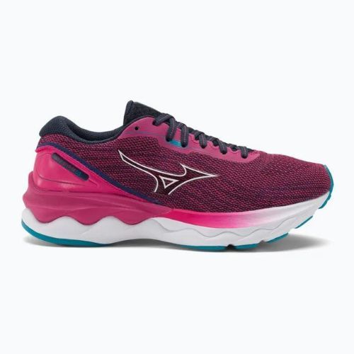 Pantofi de alergare pentru femei Mizuno Skyrise 3 roz păun/alb/alger albastru