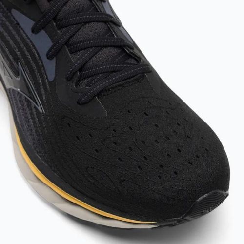 Pantofi de alergare pentru bărbați Mizuno Wave Sky 6 negru/tradewinds/gold fusion
