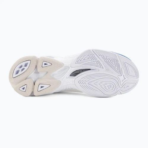 Pantofi de volei pentru bărbați Mizuno Wave Lightning Z7 alb netăiat/albastru de lună/albastru de pace