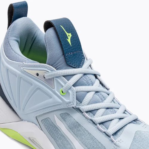 Pantofi de volei pentru bărbați Mizuno Wave Momentum 2 heather/white/neo lime