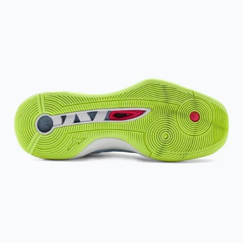 Pantofi de volei pentru bărbați Mizuno Wave Momentum 2 heather/white/neo lime
