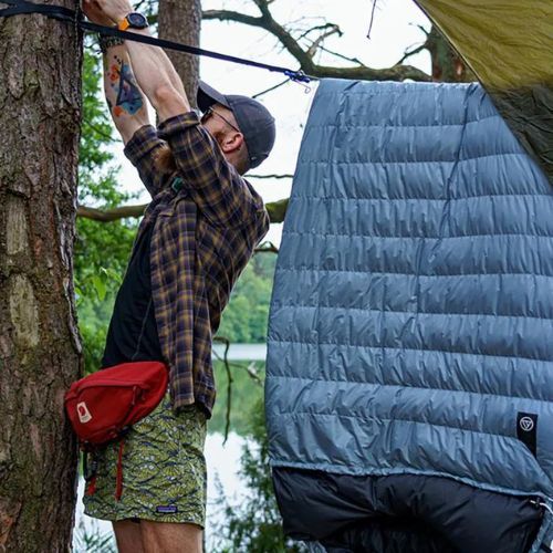 AURA Nom 200 180 cm/dreapta sac de dormit din oțel AURA Nom 200 180 cm/dreapta