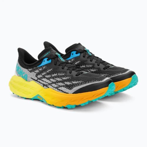 Pantofi de alergare pentru bărbați HOKA Speedgoat 5 negru/seară primrose
