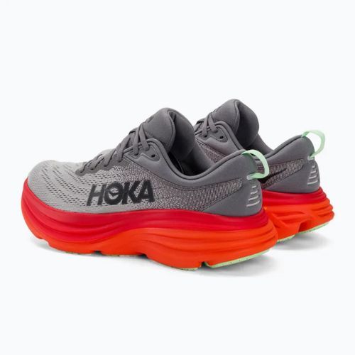Bărbați HOKA Bondi 8 castlerock/flame pantofi de alergare pentru bărbați