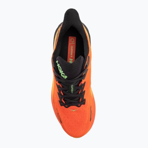Pantofi de alergare pentru bărbați HOKA Clifton 9 flacără/vibrant orange