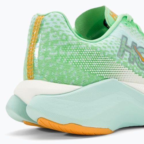 Pantofi de alergare pentru femei HOKA Mach X lime glow/sunlit ocean