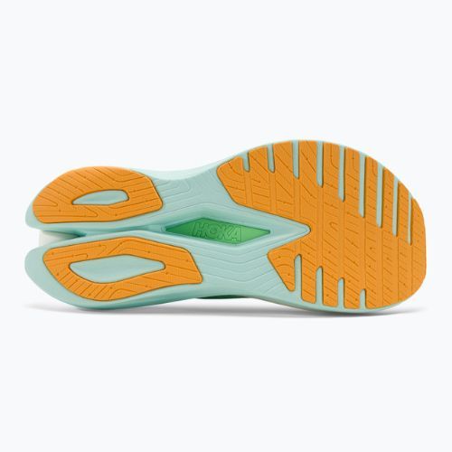 Pantofi de alergare pentru femei HOKA Mach X lime glow/sunlit ocean